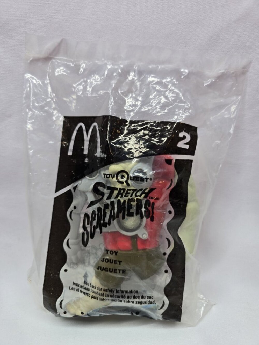 McDonald's Happy Meal toy featuring the Toy Quest Stretch Screamers Cyborg (#2)